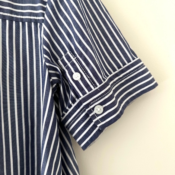 Everlane Day Tripper Dress - Navy White Striped XXS - Picture 12 of 14